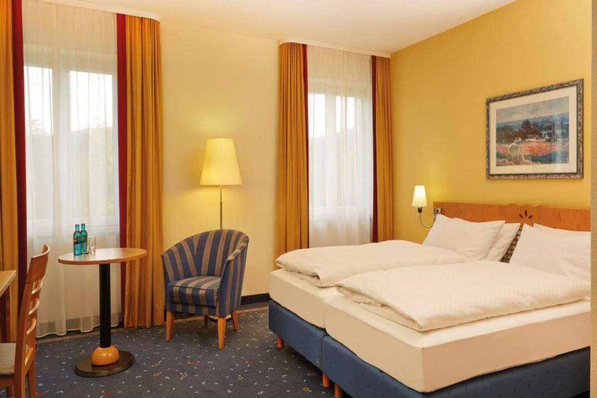 In-room safe, desk, soundproofing, iron/ironing board (on request)