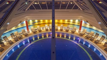 Sauna, steam room, body treatments, aromatherapy, hot stone massages