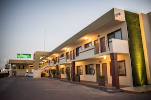 Majoituspaikan julkisivu