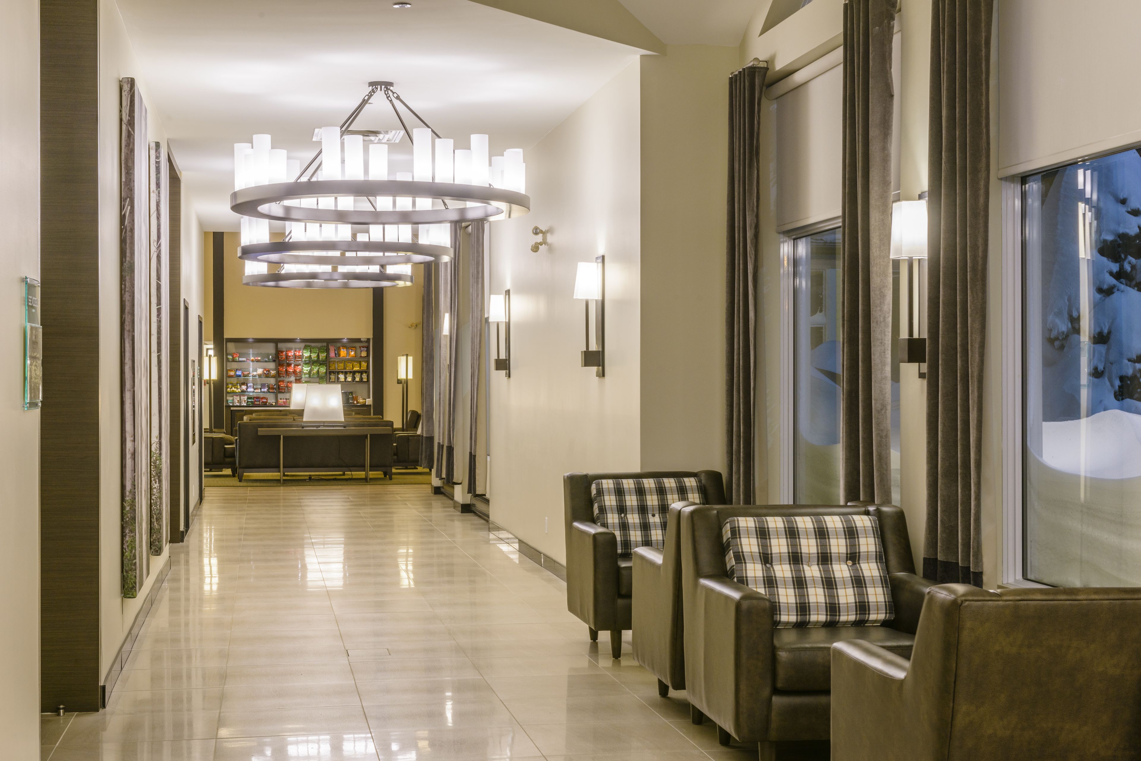 Sitteområde i lobbyen