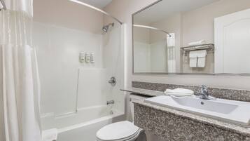 Free toiletries, hair dryer, towels