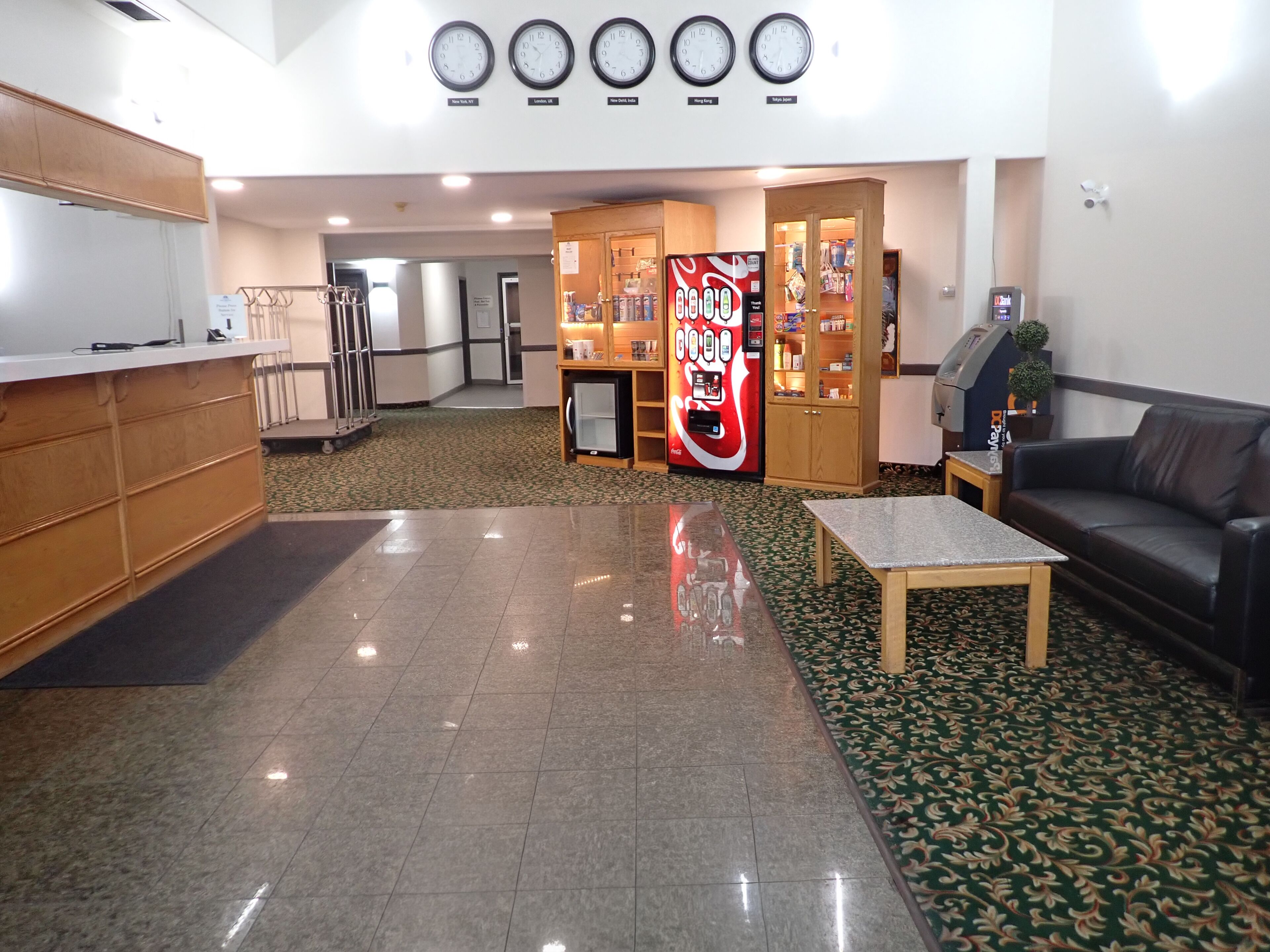 Sala de estar en el lobby