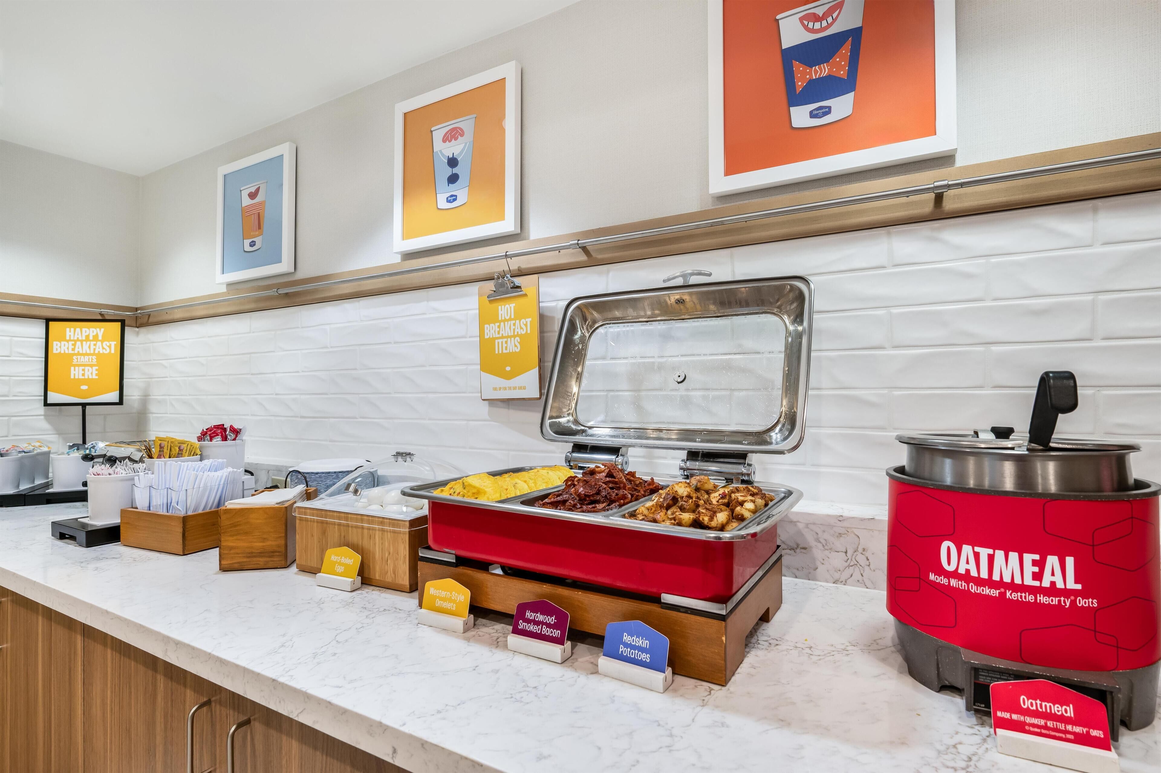 Café da manhã continental grátis todos os dias