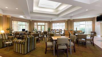 Free daily self-service breakfast