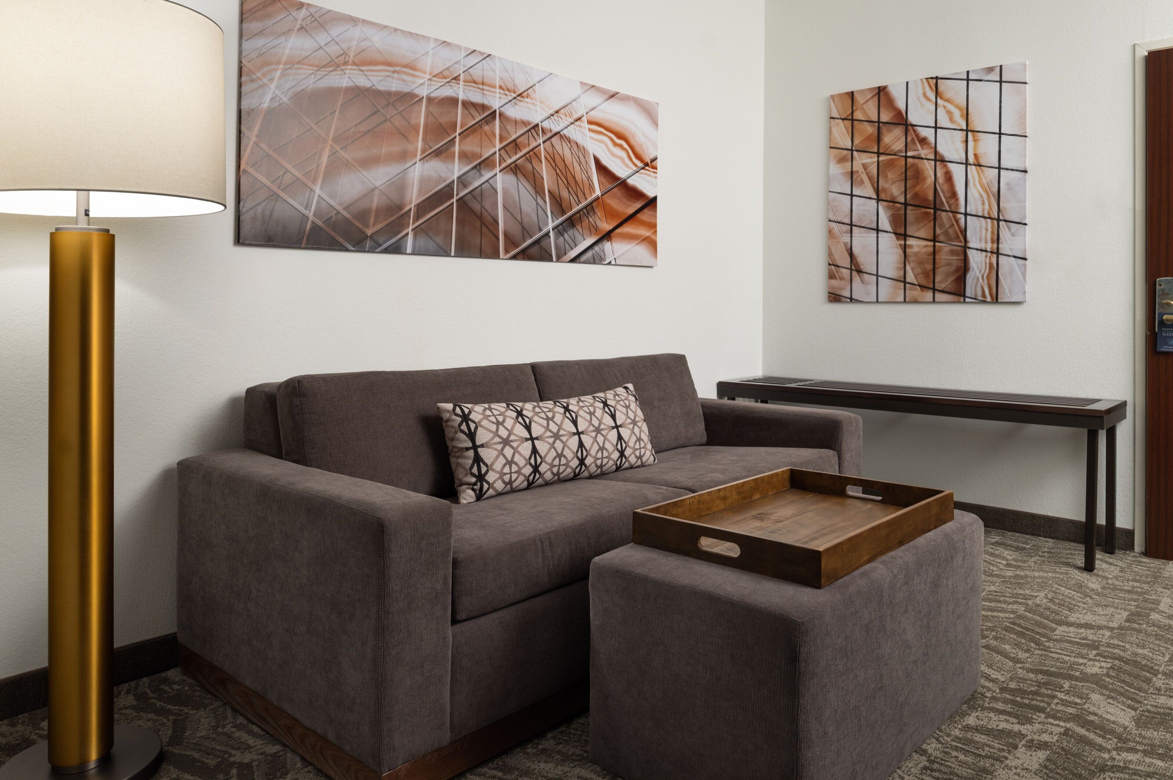 suite, 1 king bed with sofa bed, non smoking | desk, blackout curtains, iron/ironing board, free cots/infant beds