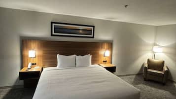 Desk, blackout curtains, iron/ironing board, free cots/infant beds