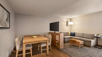 Room, 1 King Bed with Sofa bed (High Floor) | Down duvets, in-room safe, desk, blackout curtains