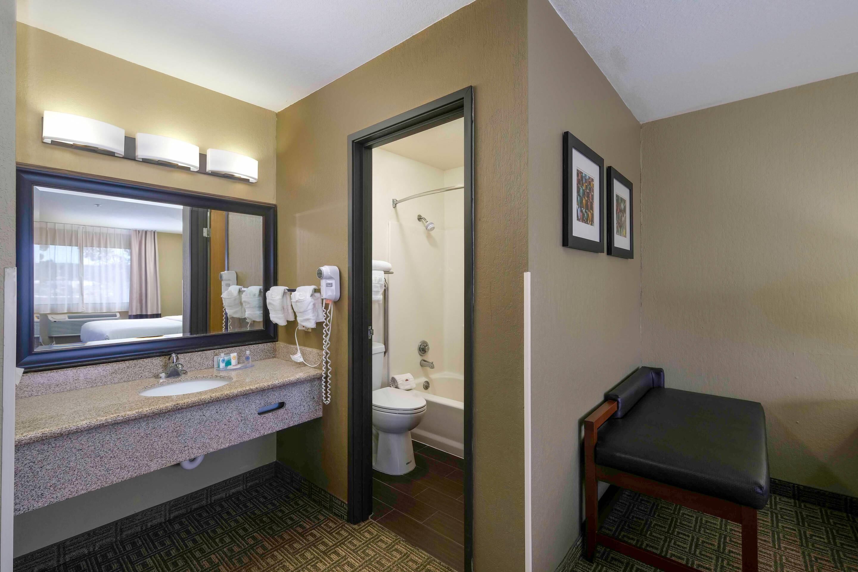 Standard Room, 1 King Bed, Non Smoking | Desk, blackout drapes, iron/ironing board, free cribs/infant beds