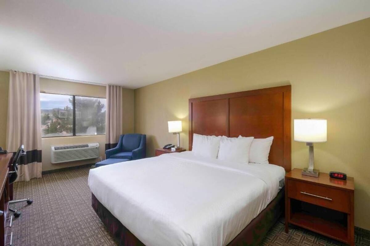 Standard Room, 1 King Bed, Non Smoking | Desk, blackout drapes, iron/ironing board (on request), cribs (free)
