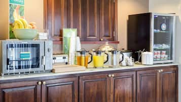 Free buffet breakfast
