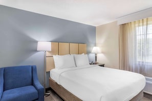 Premium bedding, memory-foam beds, in-room safe, desk