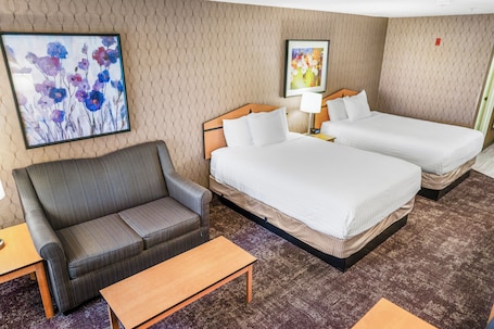 Standard Room, 2 Queen Beds, Non Smoking | Pillowtop beds, individually furnished, desk, laptop workspace. Crystal Inn Hotel & Suites West Valley City
