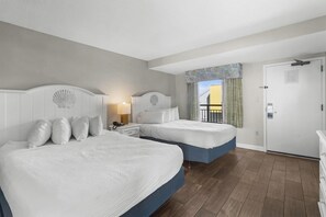 Ocean View Corner Suite | 1 bedroom, in-room safe, laptop workspace, free WiFi - Monterey Bay Suites (Myrtle Beach)