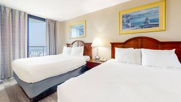 Condo, 1 Bedroom (Partial Ocean View 2 Queen) | In-room safe, blackout curtains, iron/ironing board, free WiFi