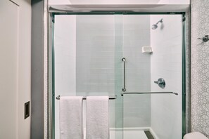 Bathroom shower - Hampton Inn Anchorage (Anchorage)
