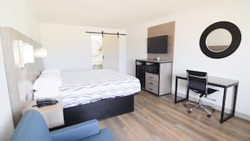 Desk, iron/ironing board, free WiFi, bed sheets