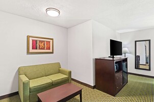 Suite, Multiple Beds, Accessible, Non Smoking | Desk, laptop workspace, iron/ironing board, WiFi (free)