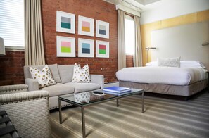 Premium bedding, down duvets, pillow-top beds, in-room safe