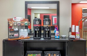 Free daily on-the-go breakfast 