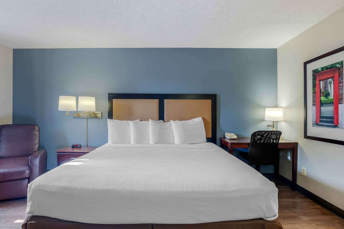 Studio, 1 King Bed, Non Smoking | Premium bedding, individually furnished, desk, laptop workspace