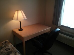 Blackout curtains, iron/ironing board, free WiFi