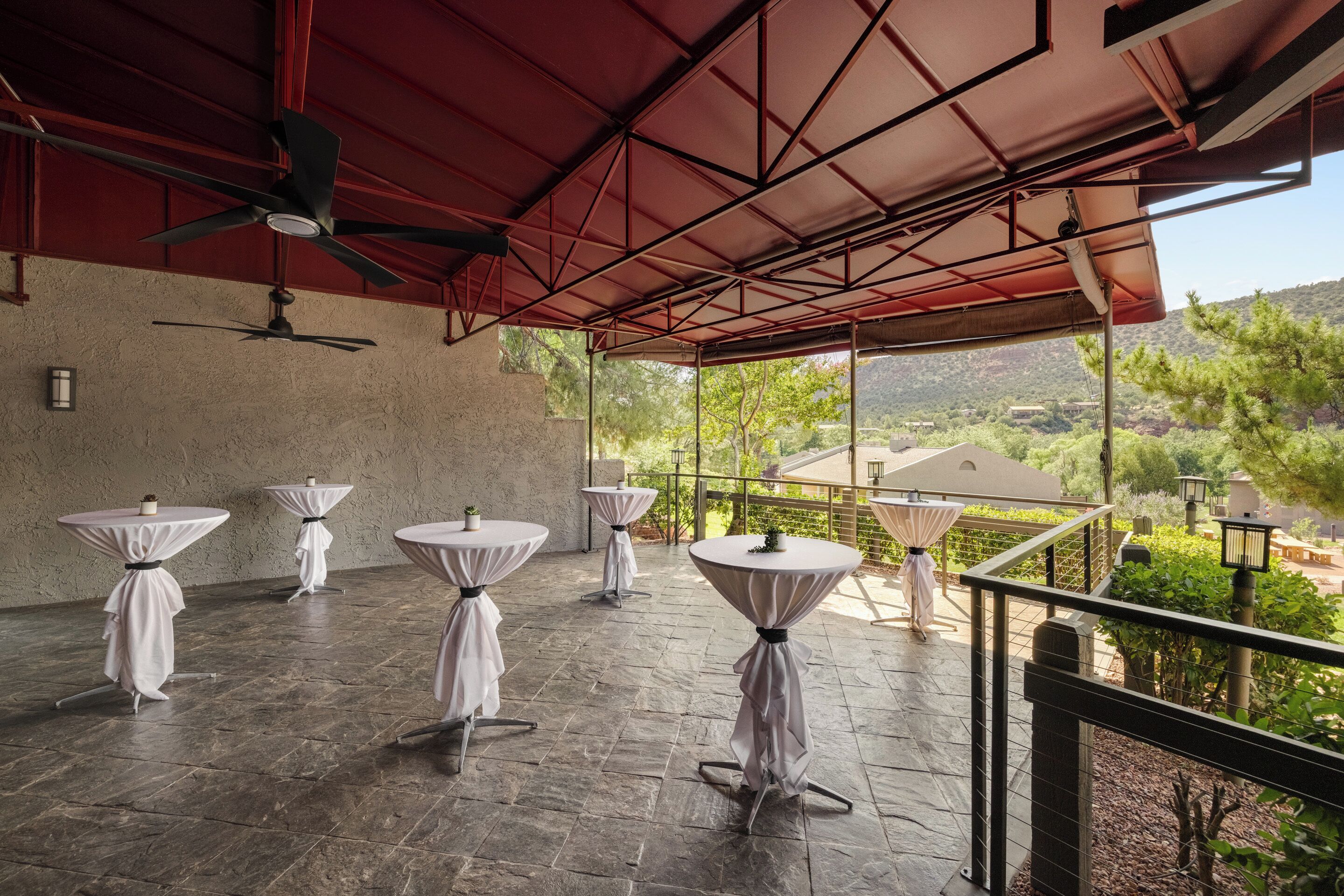 Área de bodas al aire libre