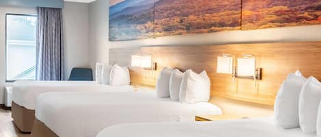 Room, Multiple Beds, Non Smoking | Desk, iron/ironing board, free WiFi, bed sheets