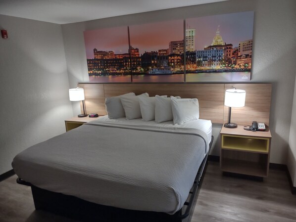 Desk, iron/ironing board, free WiFi, bed sheets