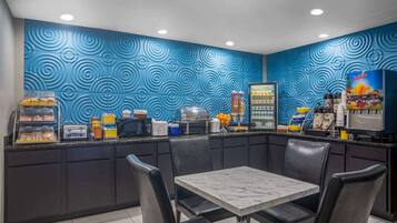 Free daily on-the-go breakfast