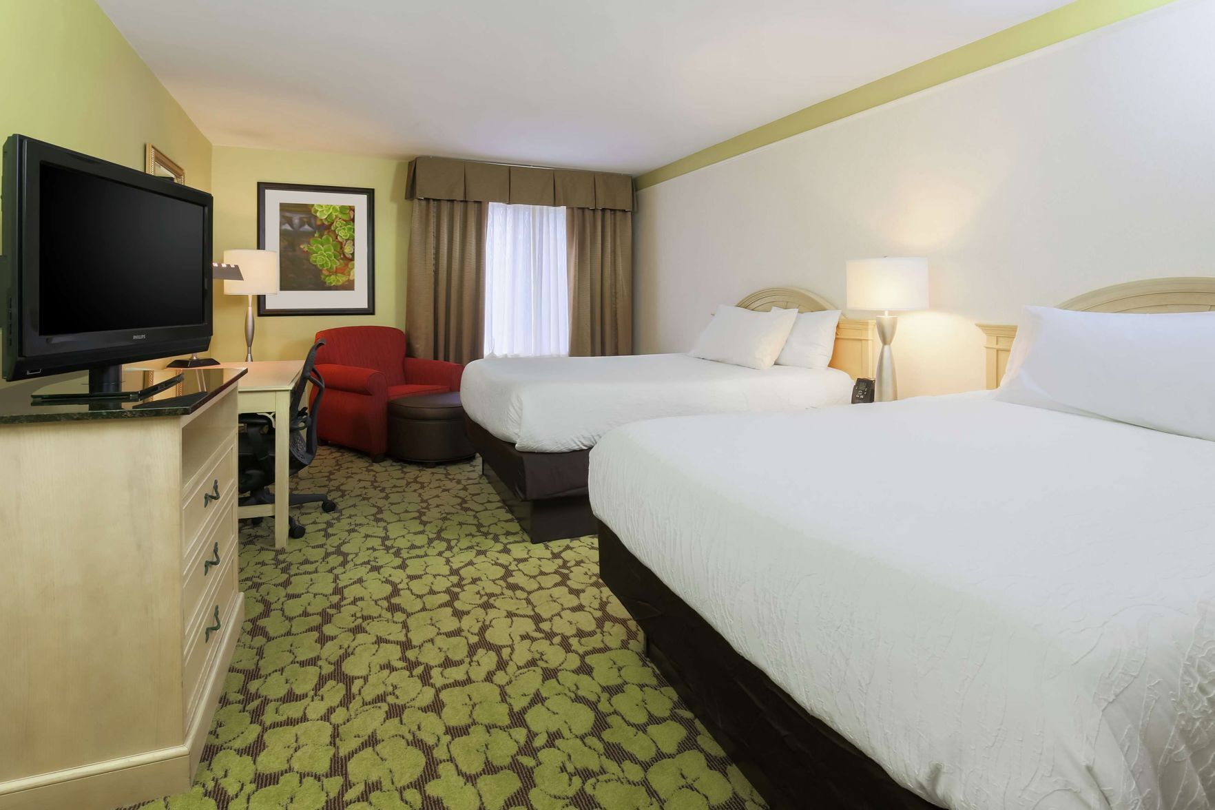 In-room safe, desk, blackout curtains, iron/ironing board