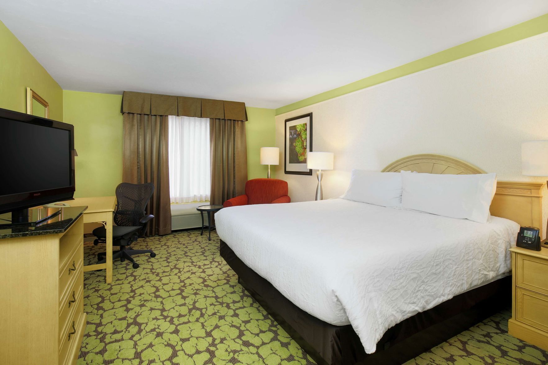 In-room safe, desk, blackout curtains, iron/ironing board
