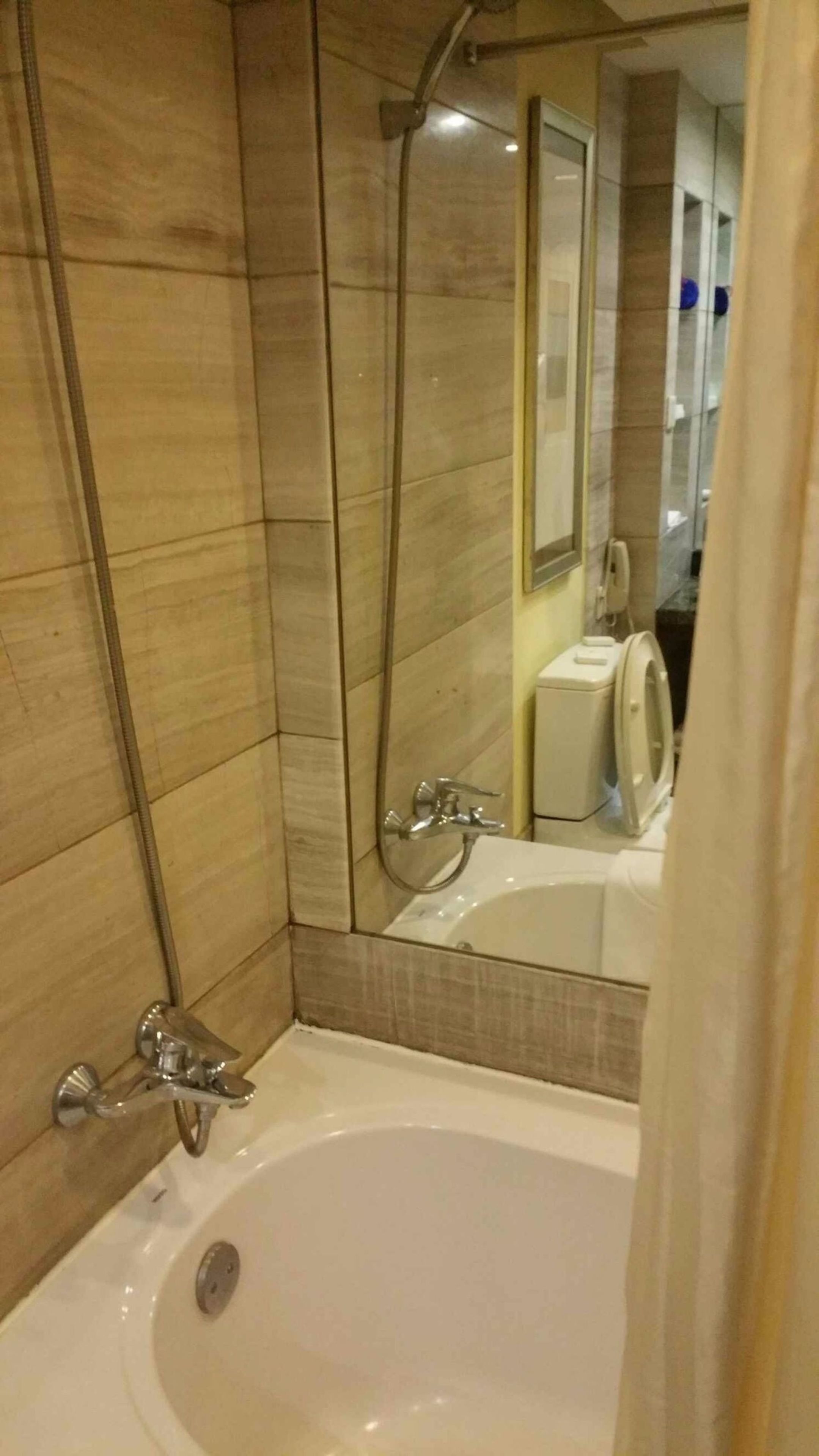 free toiletries, hair dryer, bathrobes, slippers