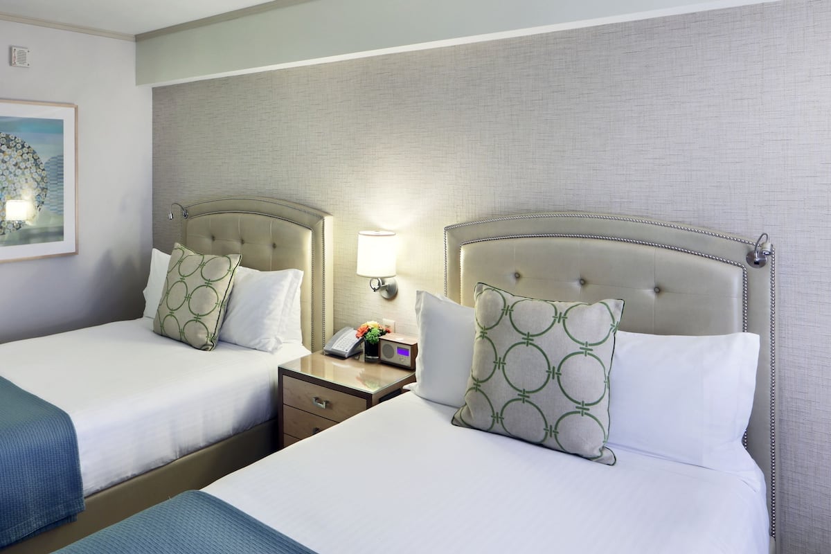 Deluxe Room, 2 Double Beds | Hypo-allergenic bedding, pillow-top beds, in-room safe, desk