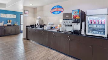 Free buffet breakfast