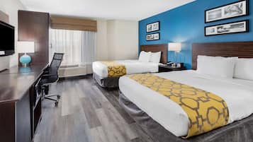 Room, 2 Queen Beds, Non Smoking | Desk, iron/ironing board, rollaway beds, free WiFi