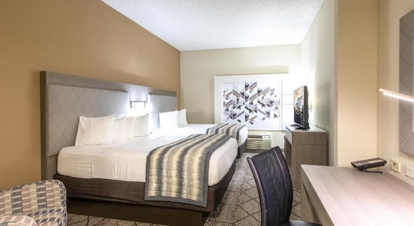 In-room safe, desk, blackout drapes, iron/ironing board