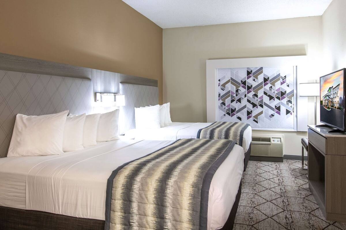 In-room safe, desk, blackout drapes, iron/ironing board