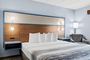 Room, 1 King Bed, Accessible, Non Smoking (Pet-friendly) | Desk, iron/ironing board, free WiFi, bed sheets - AmericInn by Wyndham Chamberlain - Conference Center (Chamberlain)