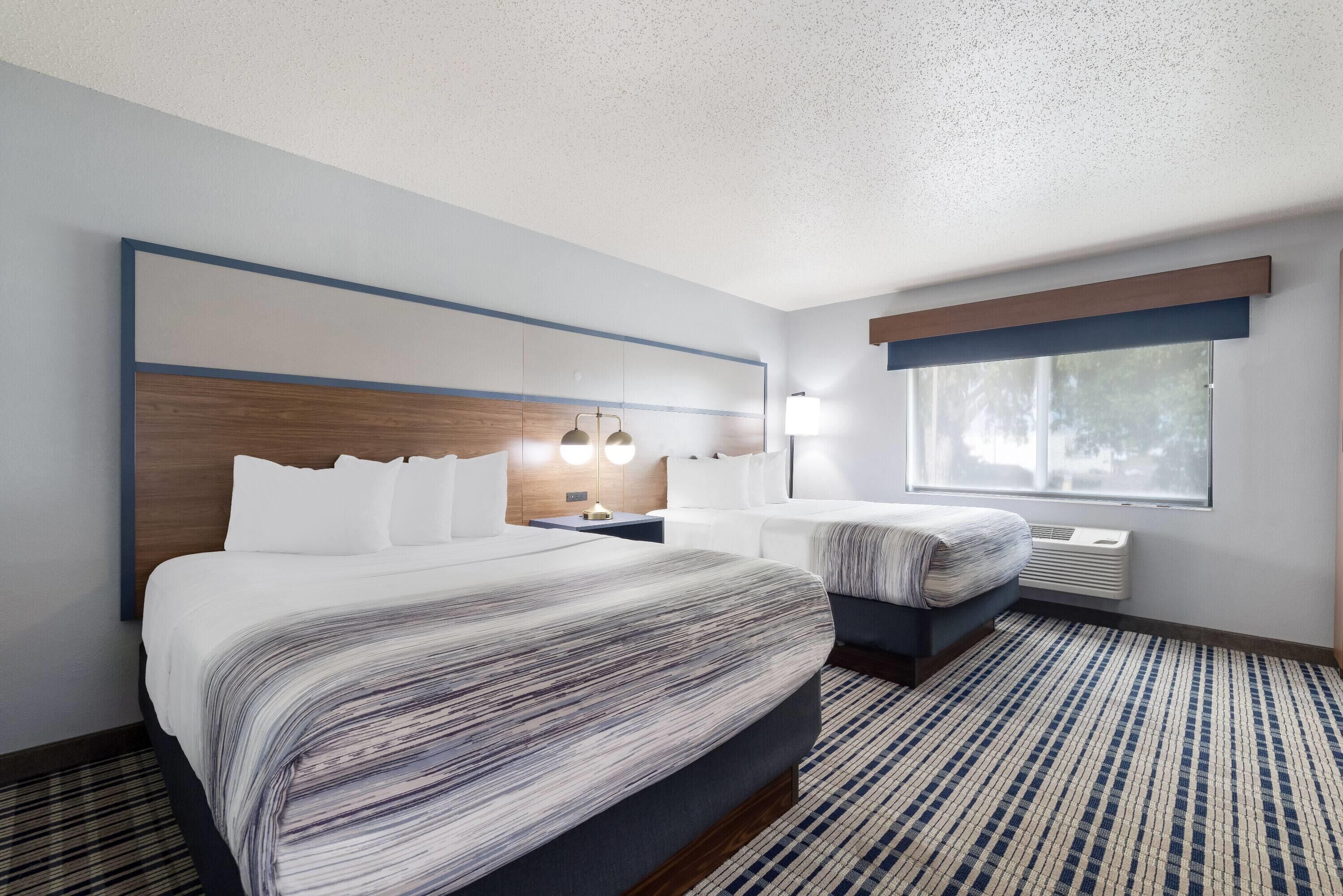 Studio Suite, 2 Queen Beds, Non Smoking | Desk, iron/ironing board, travel crib, free WiFi