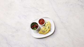 Daily cooked-to-order breakfast for a fee