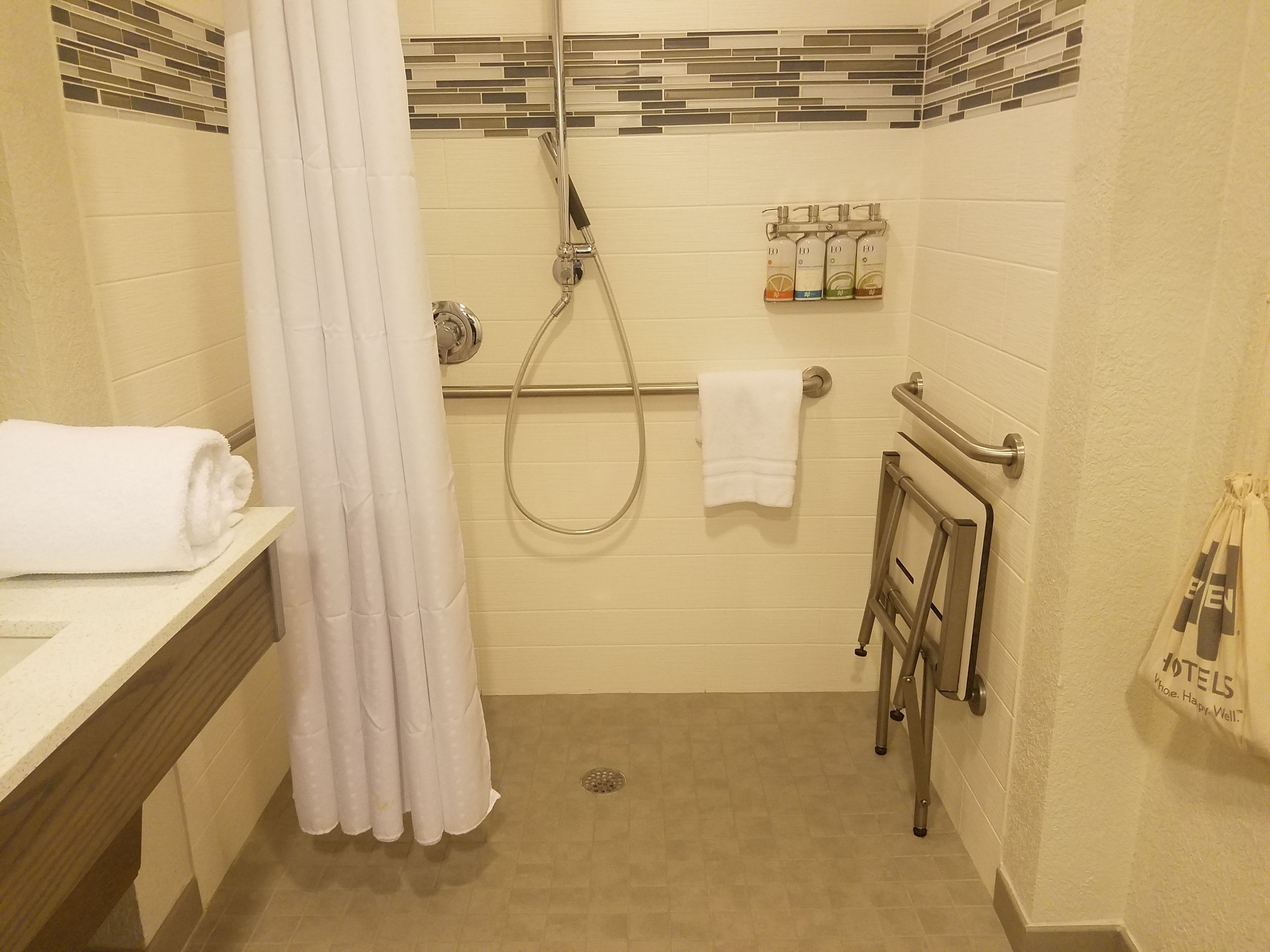 Free toiletries, hair dryer, towels