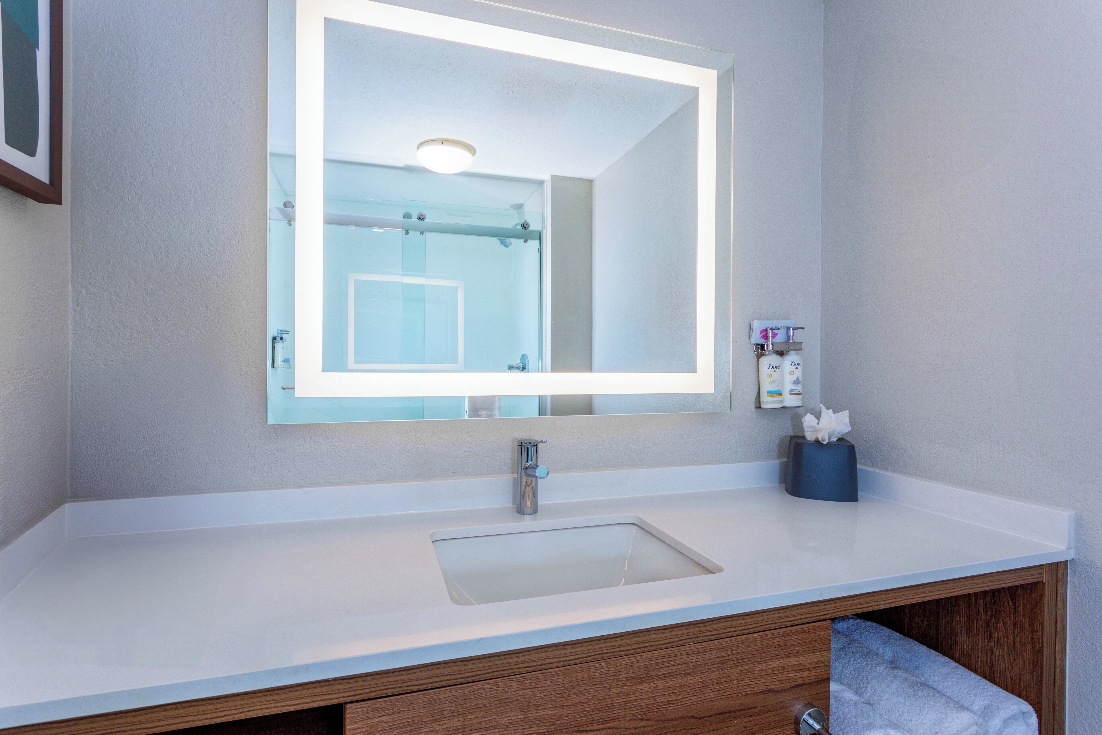 free toiletries, hair dryer, towels, soap