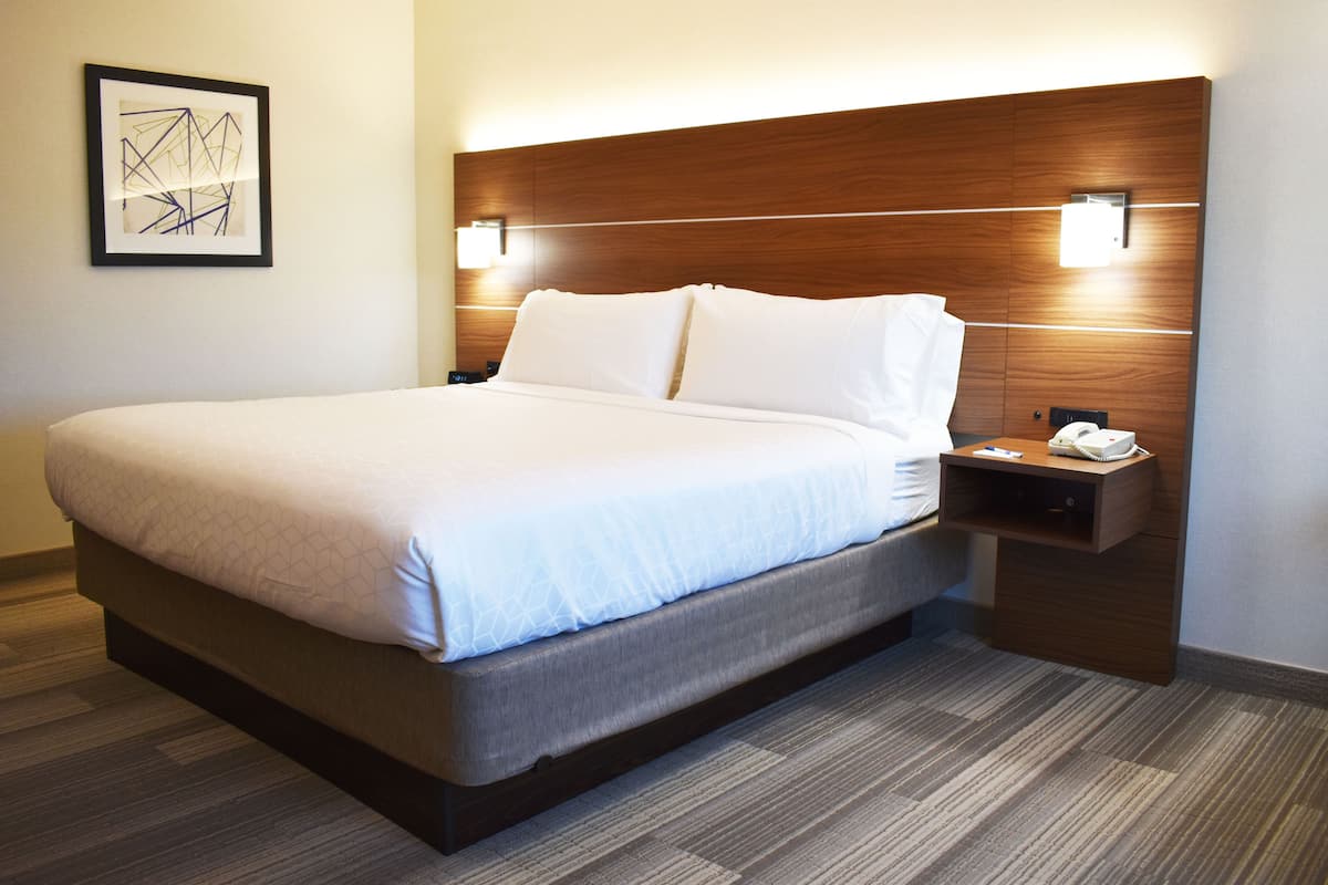 1 bedroom, desk, blackout curtains, iron/ironing board