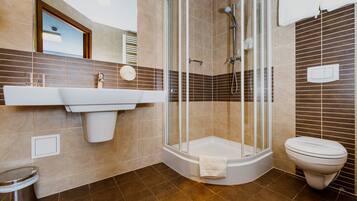 Premium Double or Twin Room (Air Conditioning) | Bathroom | Shower, hair dryer, towels