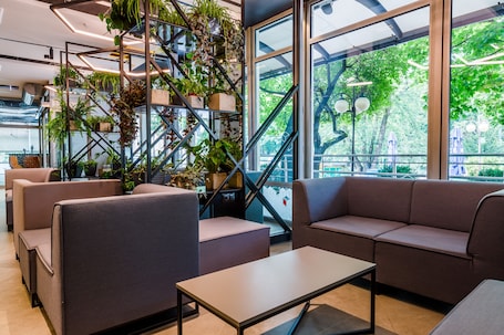 Sala de estar en el lobby