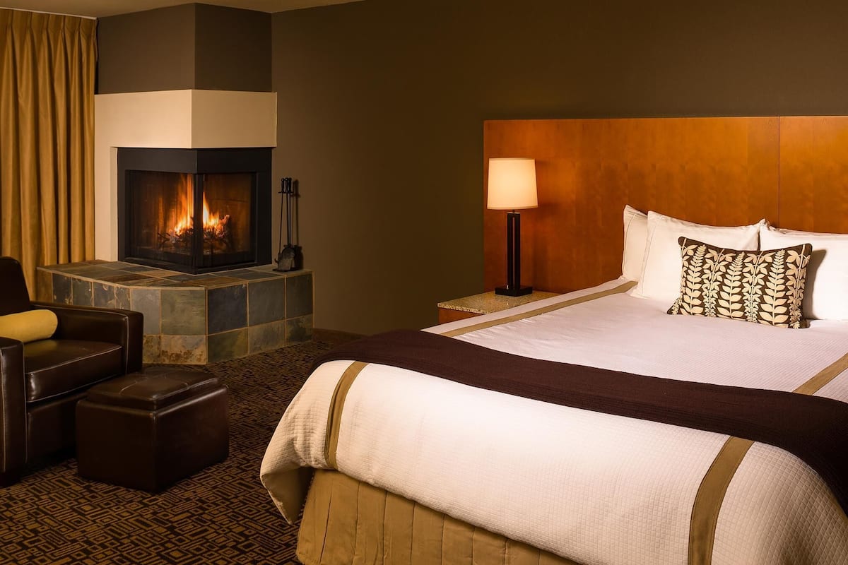 Premium bedding, memory-foam beds, in-room safe, desk