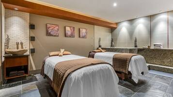 Couples treatment room(s), body treatments, body wraps, body scrubs