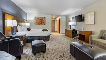 Hochwertige Bettwaren, Betten mit Memory-Foam-Matratzen, Zimmersafe