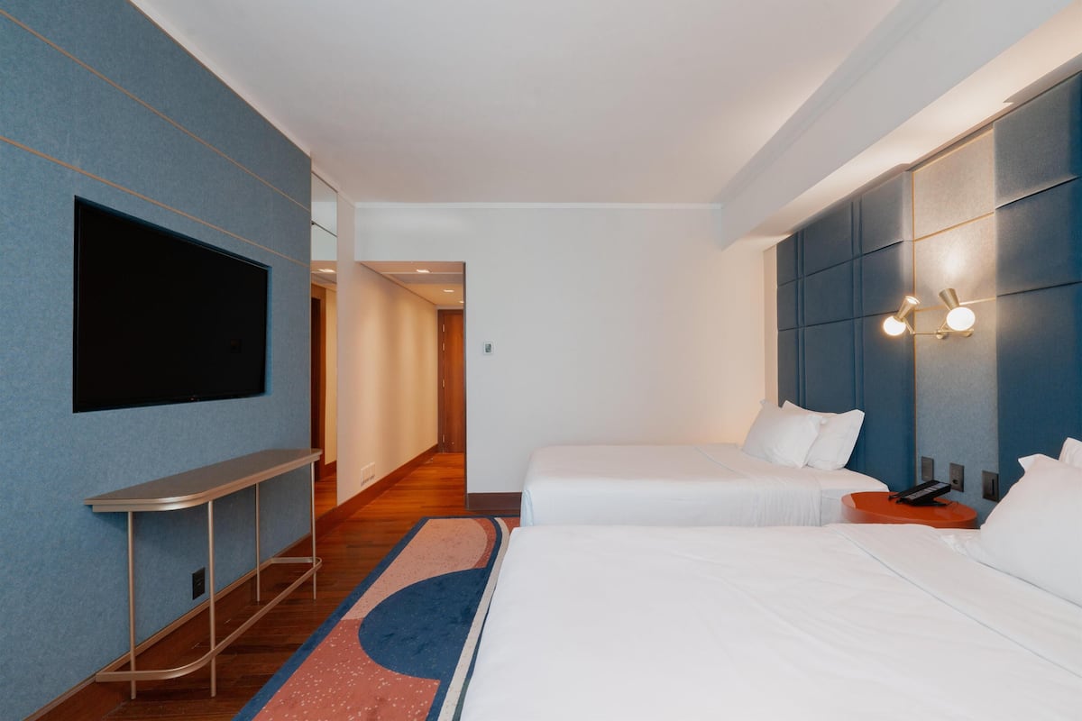 Superior Room, 2 Double Beds | Minibar, in-room safe, desk, laptop workspace