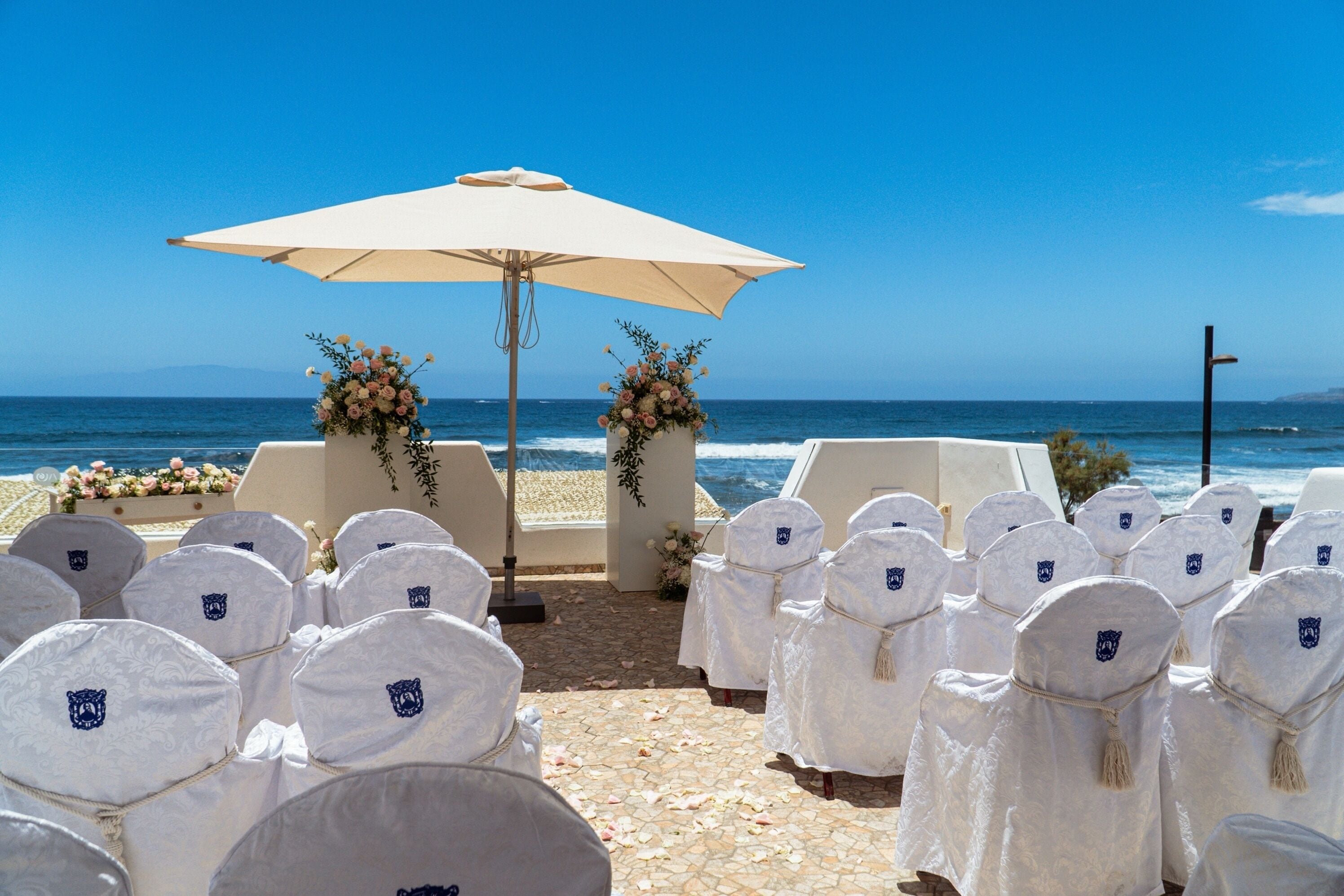 Zona para bodas al aire libre